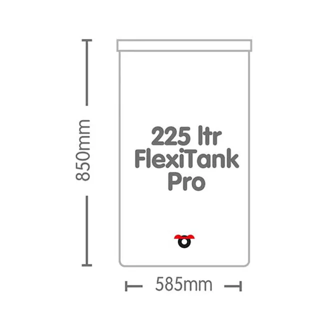 Hovedbilde AutoPot FlexiTank PRO 225 Liter
