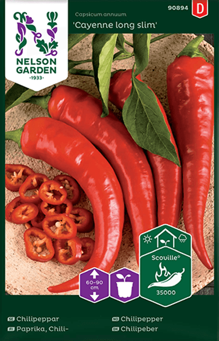 Hovedbilde Chilipepper 'Cayenne Long Slim'