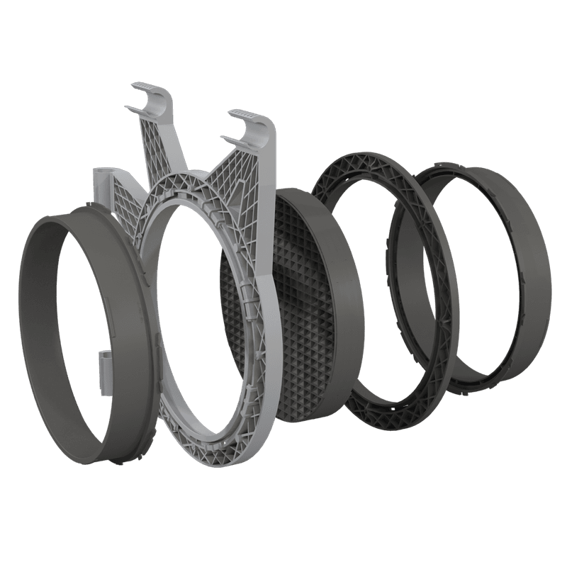Flens-holder DF25, Secret Jardin
