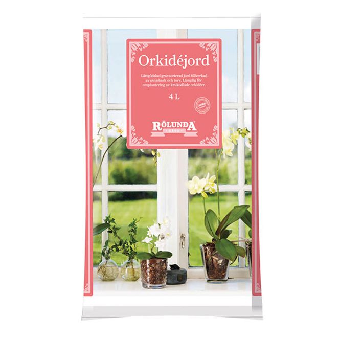 Hovedbilde Orkidéjord 4 liter, Rölunda Gård