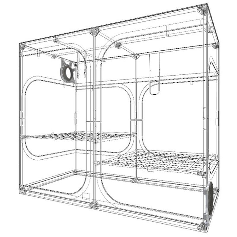 Dark Room DR240W  237x120x200 cm V.4 Secret Jardin