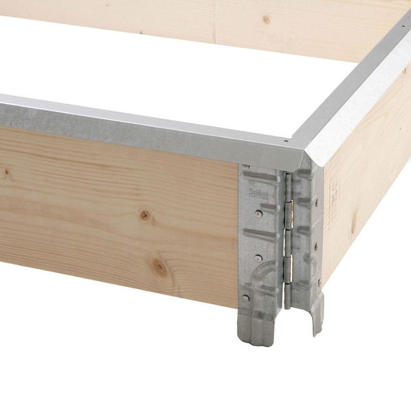 Sneglekant for pallekarm 80x120 cm
