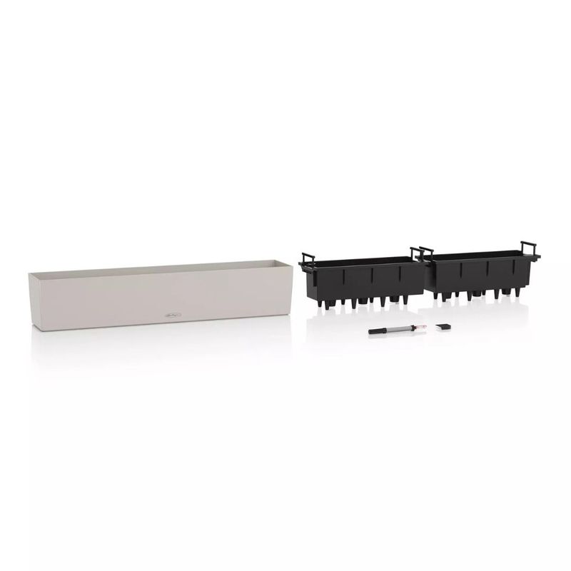 Balconera Stone 80 'Sand Beige', Lechuza Balkongkasse
