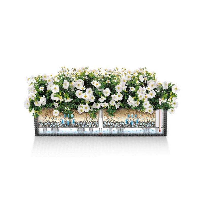 Balconera Cottage 80 'Light Grey', Lechuza Balkongkasse