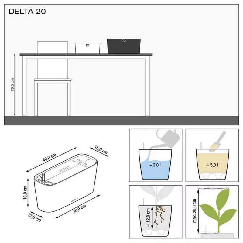 Delta 20, Lechuza blomsterpotte