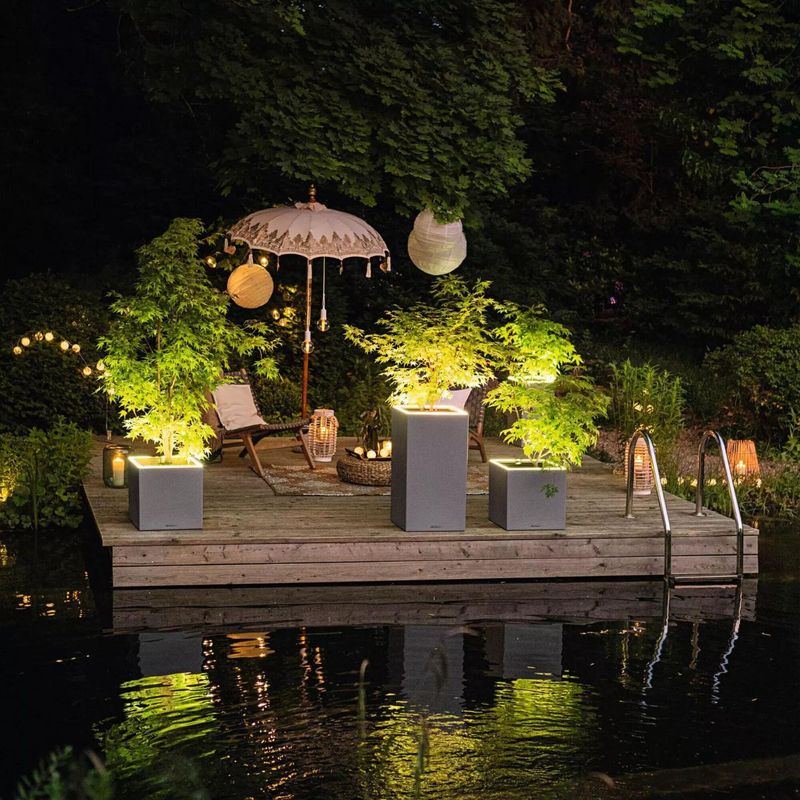Canto Stone 30 LED, Lechuza Blomsterpotte