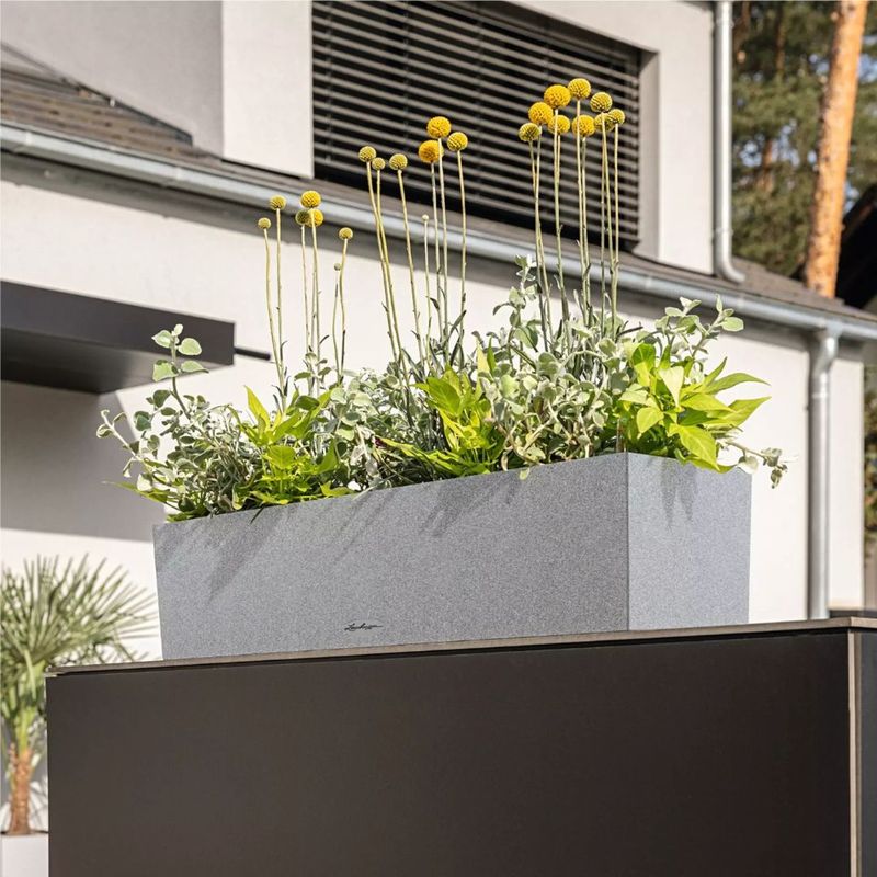 Balconera Stone 80 'Sand Beige', Lechuza Balkongkasse