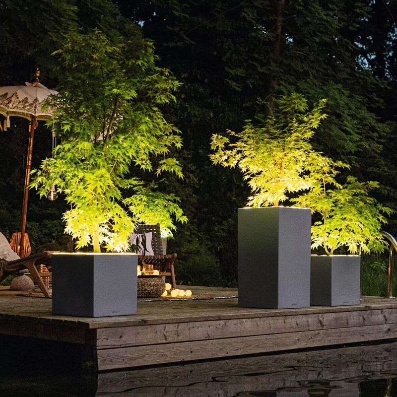 Canto Stone 40 LED, Lechuza Blomsterpotte